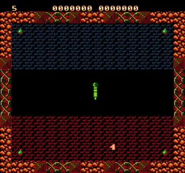 NESnake 2 (World) (v1.3) (Aftermarket) (Homebrew) screen shot game playing